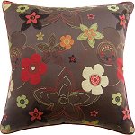 Biscayne - Chocolate Decorative Pillow
